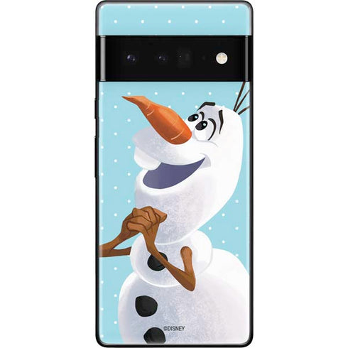 Disney Frozen Olaf Polka Dots Google Pixel 6 Pro Skin